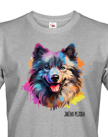 Pánské tričko Německý špic vlčí