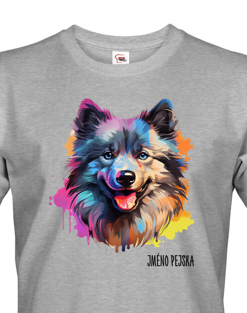 Pánské tričko Německý špic vlčí