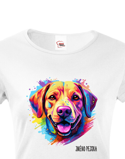 Dámské tričko Labradorský retrívr