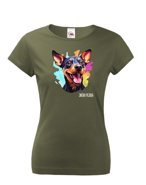 Dámské tričko Trpasličí pinč