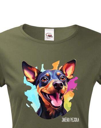 Dámské tričko Trpasličí pinč