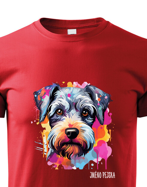 Dětské tričko Knírač malý