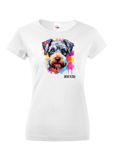 Dámské tričko Knírač malý