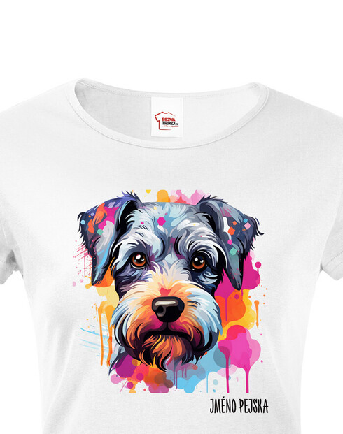 Dámské tričko Knírač malý