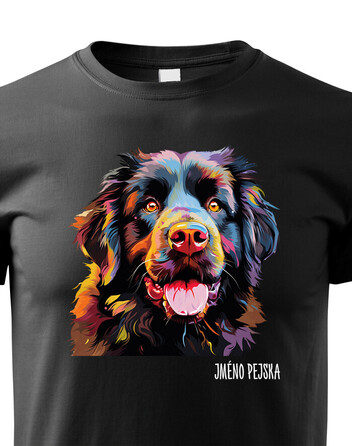 Dětské tričko Novofundlandský pes