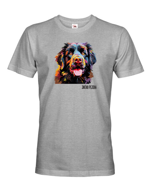 Pánské tričko Novofundlandský pes