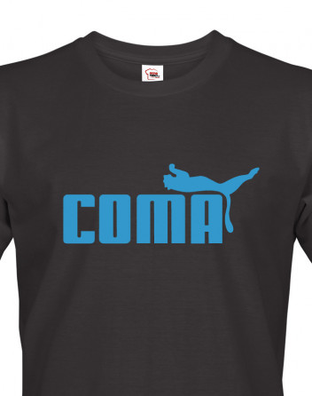 Pánské tričko s vtipným potiskem Coma