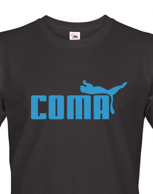 Pánské tričko s vtipným potiskem Coma