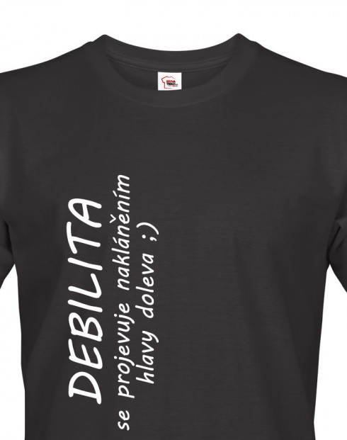 Debilita se projevuje nakláněním hlavy doleva