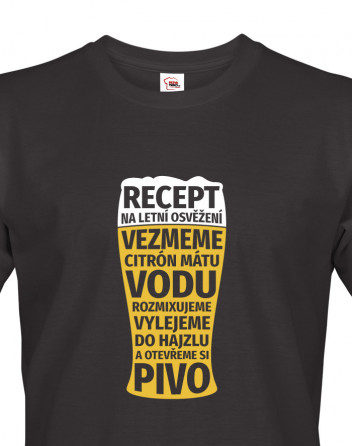Pánské tričko Recept na letní osvěžení