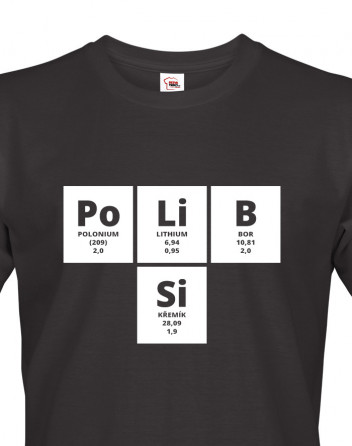 Pánské tričko s potiskem PoLiB Si