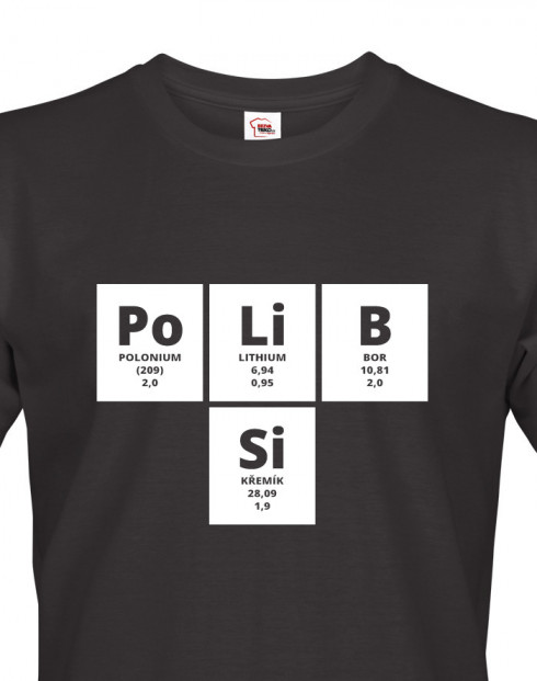 Pánské tričko s potiskem PoLiB Si