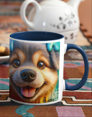 Keramický hrnek s pejskem