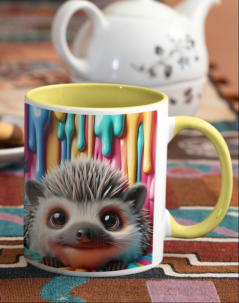 Keramický hrnek s ježečkem