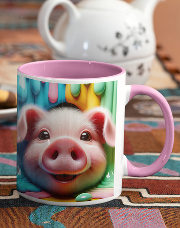 Keramický hrnek s prasátkem