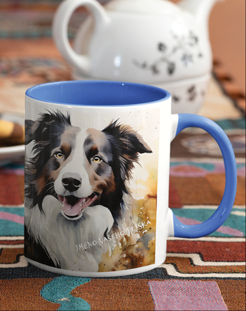 Keramický hrnek Border kolie
