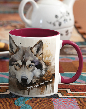 Keramický hrnek Husky