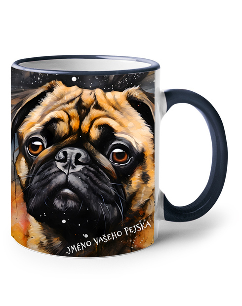 Keramický hrnek Mops