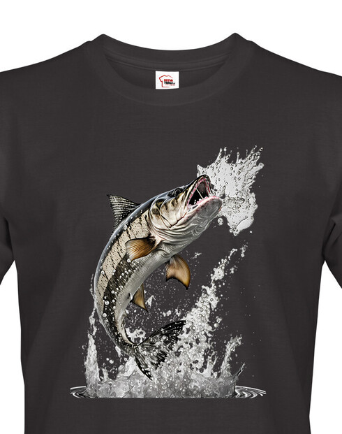 Pánské tričko pro rybáře Candát