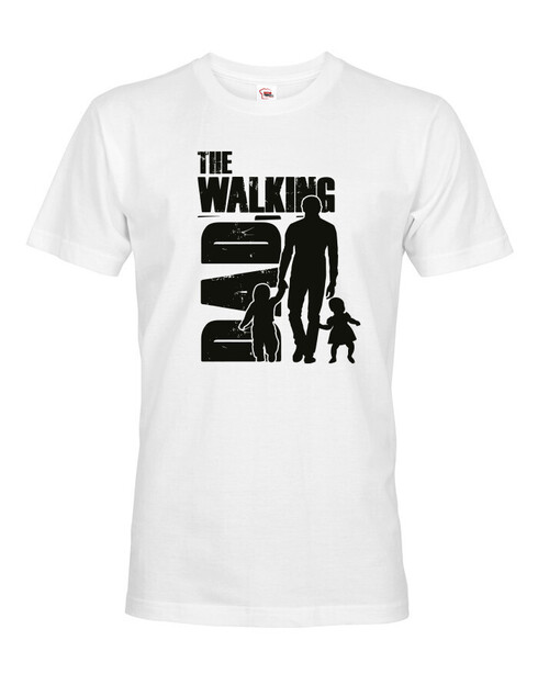 Tričko s potiskem pro tatínky The walking dad 2