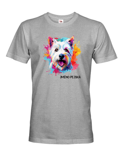 Pánské tričko West Highland White teriér