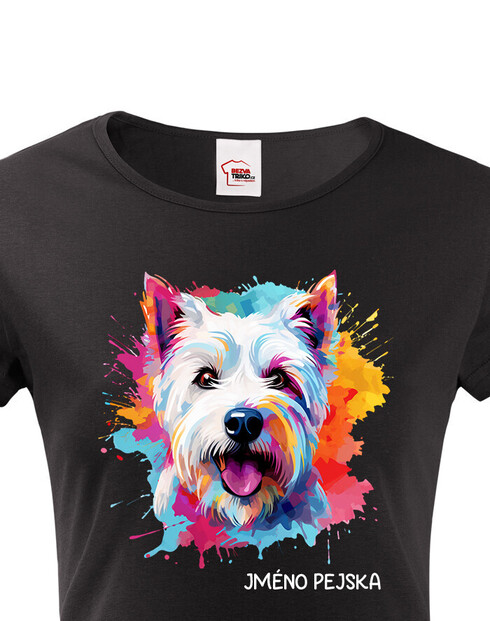 Dámské tričko West Highland White teriér