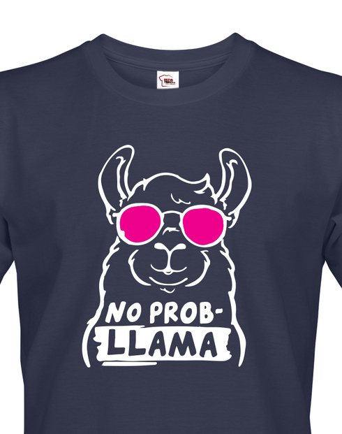 Pánské tričko No Prob - LLama