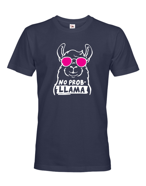 Pánské tričko No Prob - LLama