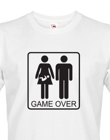 Tričko pro budoucí tatínky Game over