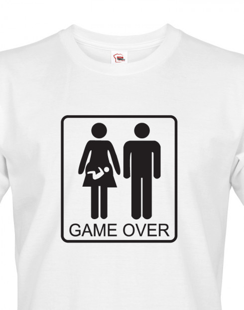 Tričko pro budoucí tatínky Game over