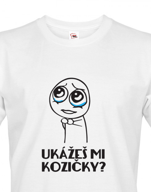 Pánské tričko Ukážeš mi kozičky