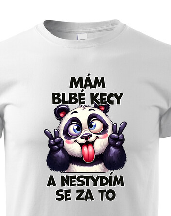 Dětské tričko Panda - mám blbé kecy