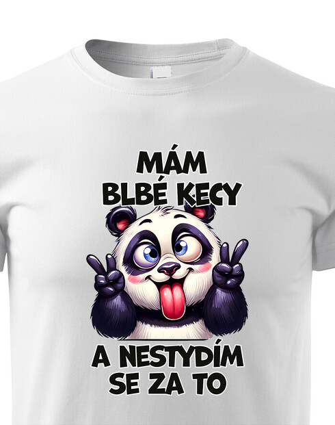 Dětské tričko Panda - mám blbé kecy