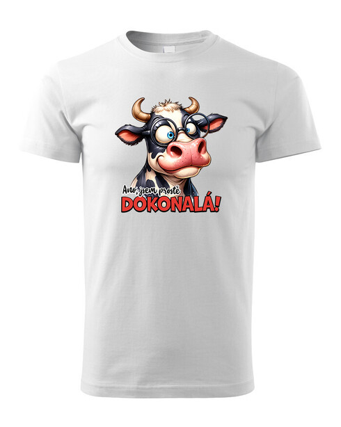 Dětské tričko Kráva - Jsem prostě dokonalá