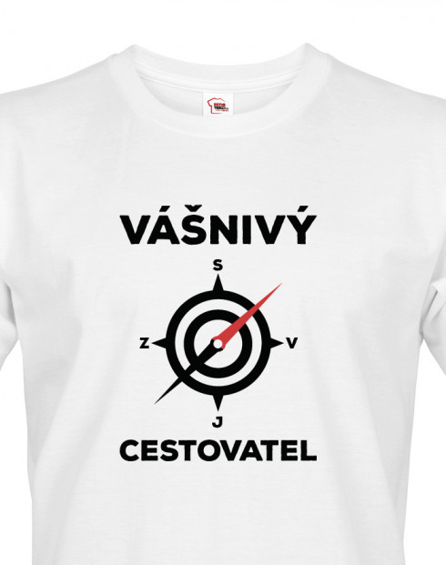 Pánské tričko Vášnivý cestovatel