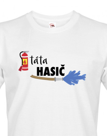 Pánské tričko pro hasiče Táta hasič