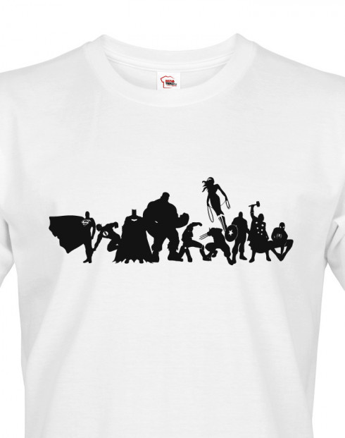 Pánské tričko se superhrdiny