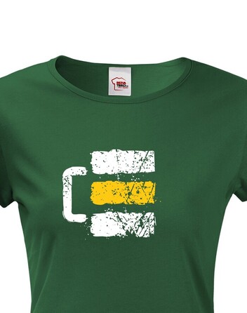 Dámské tričko Turistická značka - pivo