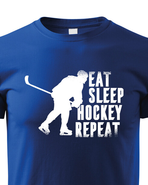 Dětské tričko Eat, sleep, hockey, repeat