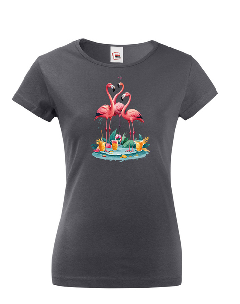 Dámské tričko Plameňák