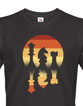 Pánské tričko Barevné šachy