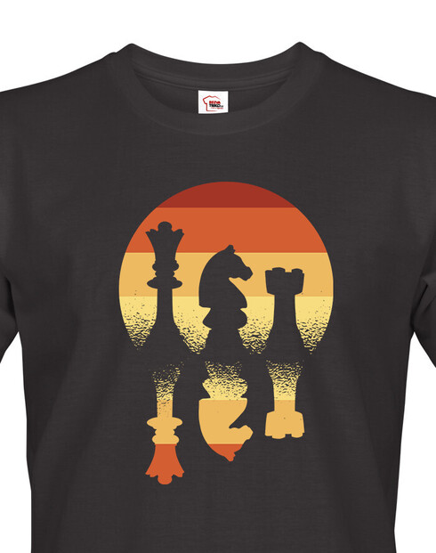 Pánské tričko Barevné šachy