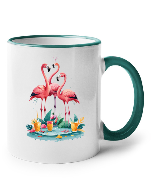 Keramický hrnek Plameňák