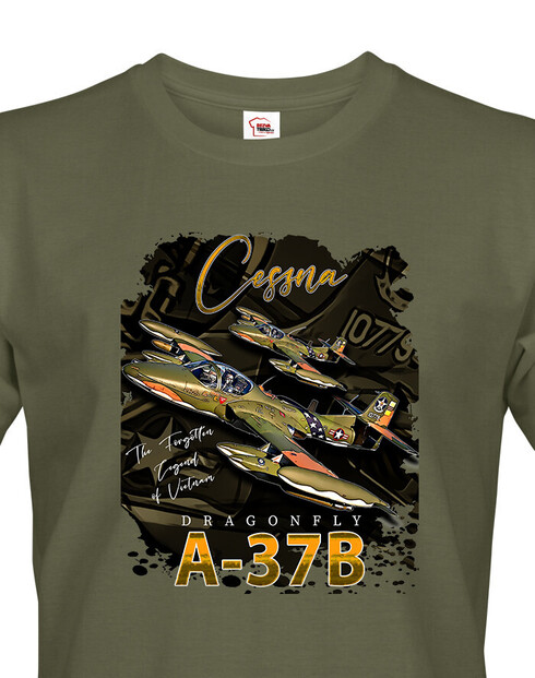 Pánské tričko Cessna A-37B Dragonfly