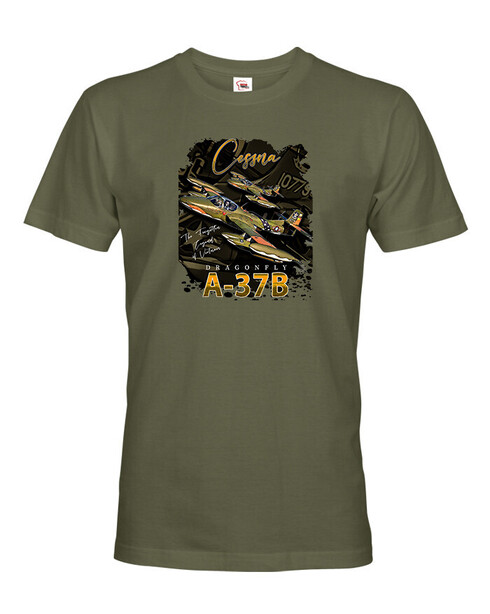 Pánské tričko Cessna A-37B Dragonfly
