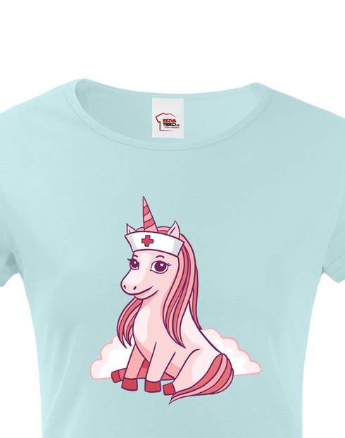 Dámské tričko Unicorn nurse