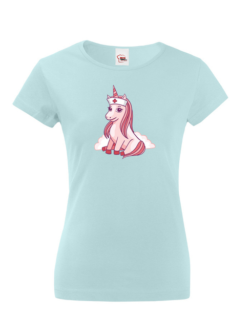 Dámské tričko Unicorn nurse