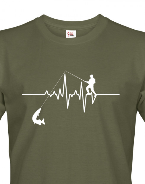 Triko pro rybáře Tep / Ekg rybáře