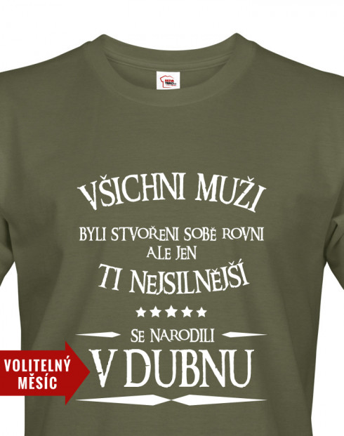 Pánské tričko Všichni muži jsou si rovni