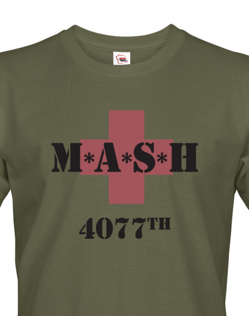 Pánské Tričko s potiskem MASH 4077